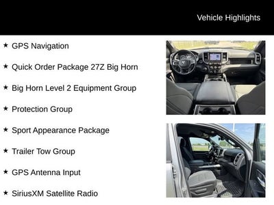 2022 RAM 1500 Big Horn Crew Cab 4x4 5'7" Box