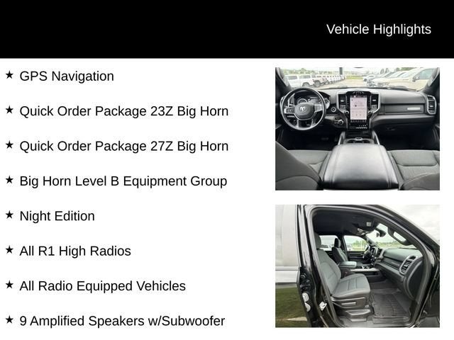 2024 RAM 1500 Big Horn Crew Cab 4x4 5'7" Box
