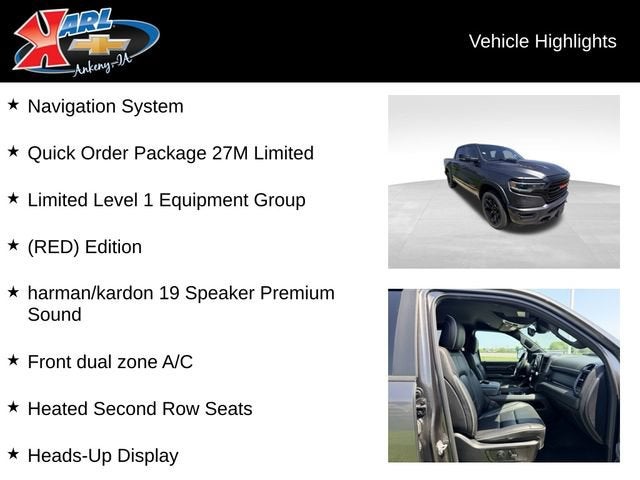 2023 RAM 1500 Limited Crew Cab 4x4 5'7" Box