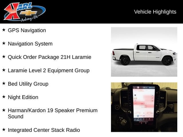 2026 RAM 1500 Laramie Crew Cab 4x4 5'7" Box
