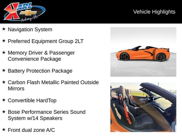 2023 Chevrolet Corvette Stingray 2LT