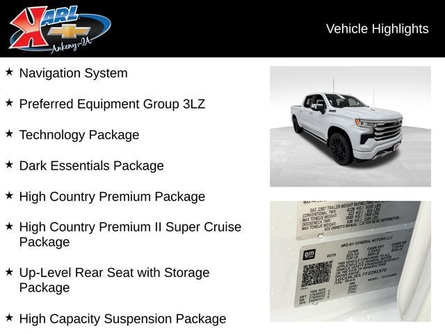 2026 Chevrolet Silverado 1500 High Country