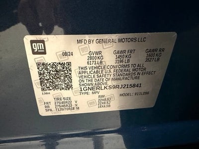 2024 Chevrolet Traverse RS