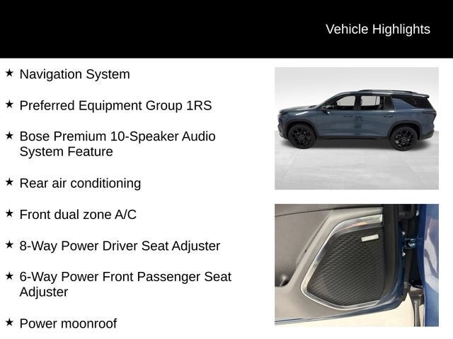 2024 Chevrolet Traverse RS