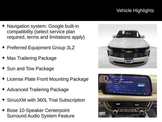 2025 Chevrolet Tahoe High Country