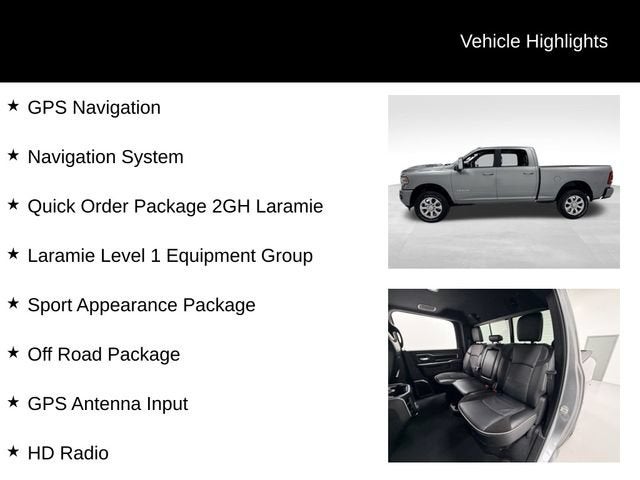 2024 RAM 2500 Laramie Crew Cab 4x4 6'4" Box