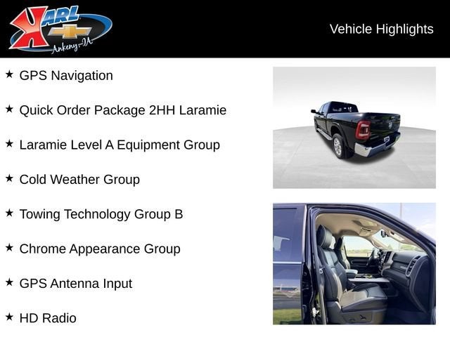 2021 RAM 2500 Laramie Crew Cab 4x4 6'4" Box