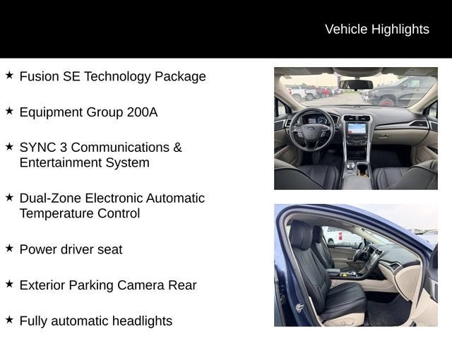 2018 Ford Fusion SE