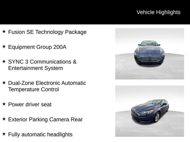 2018 Ford Fusion SE