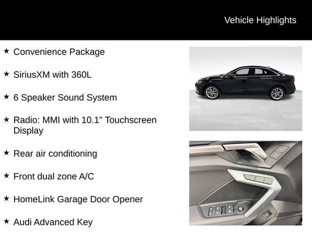 2025 Audi A3 Premium