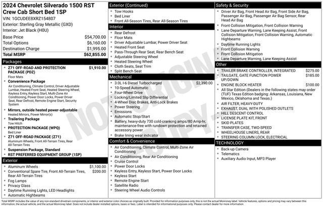 2024 Chevrolet Silverado 1500 RST