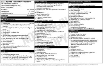 2022 Hyundai Tucson Hybrid Limited